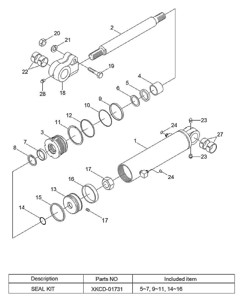 XKCD-01720 Empilhadeira Hyundai 60D-7E
