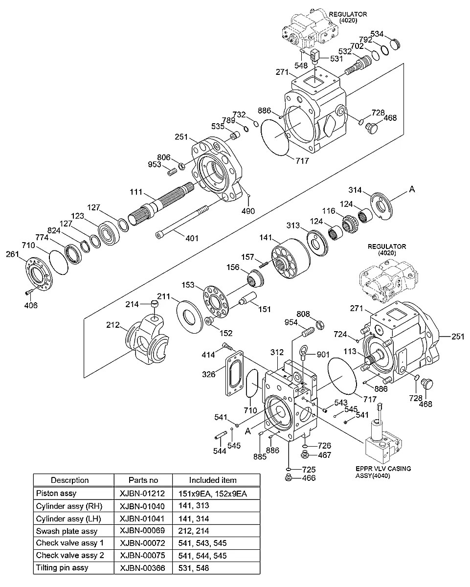 31Q7-10010 Escavadeira de esteiras Hyundai R260LC-9A
