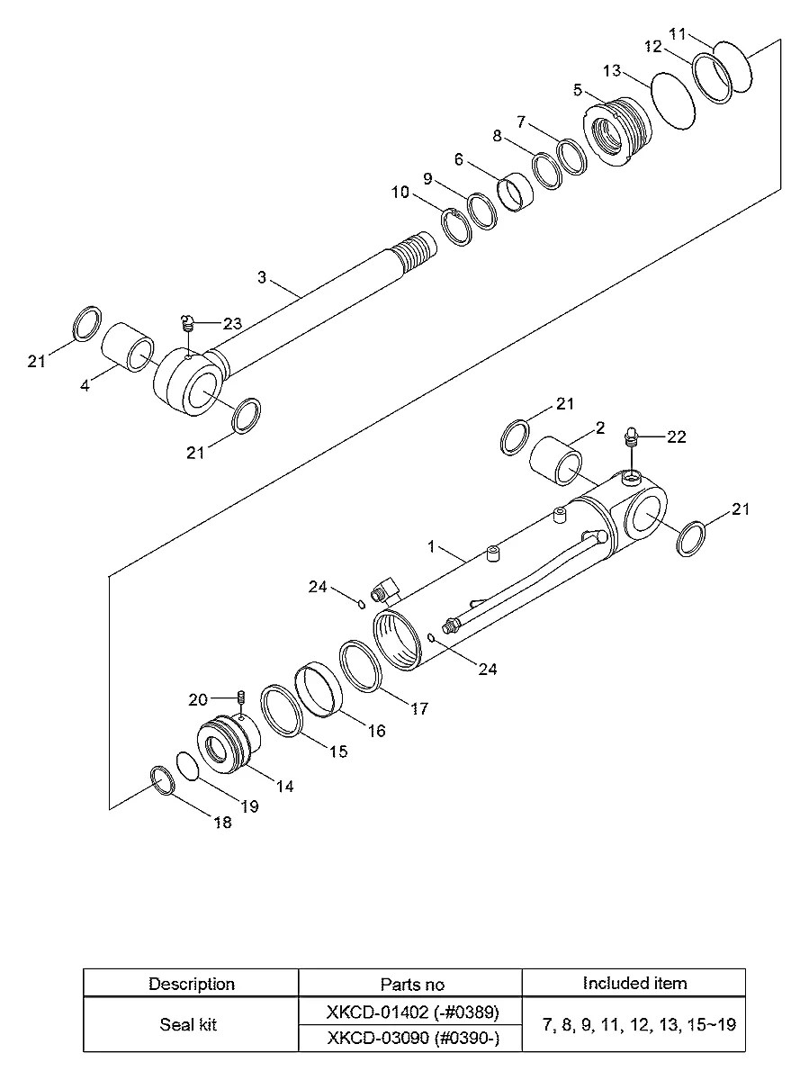 XKCD-03088 Escavadeira de esteiras Hyundai R27Z-9
