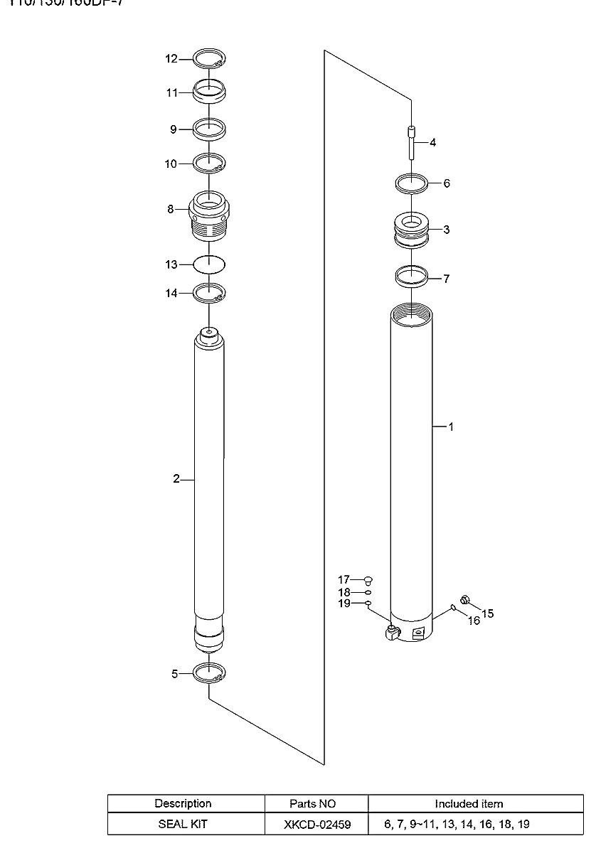 XKCD-03243 Empilhadeira Hyundai 110-130-160DF-7
