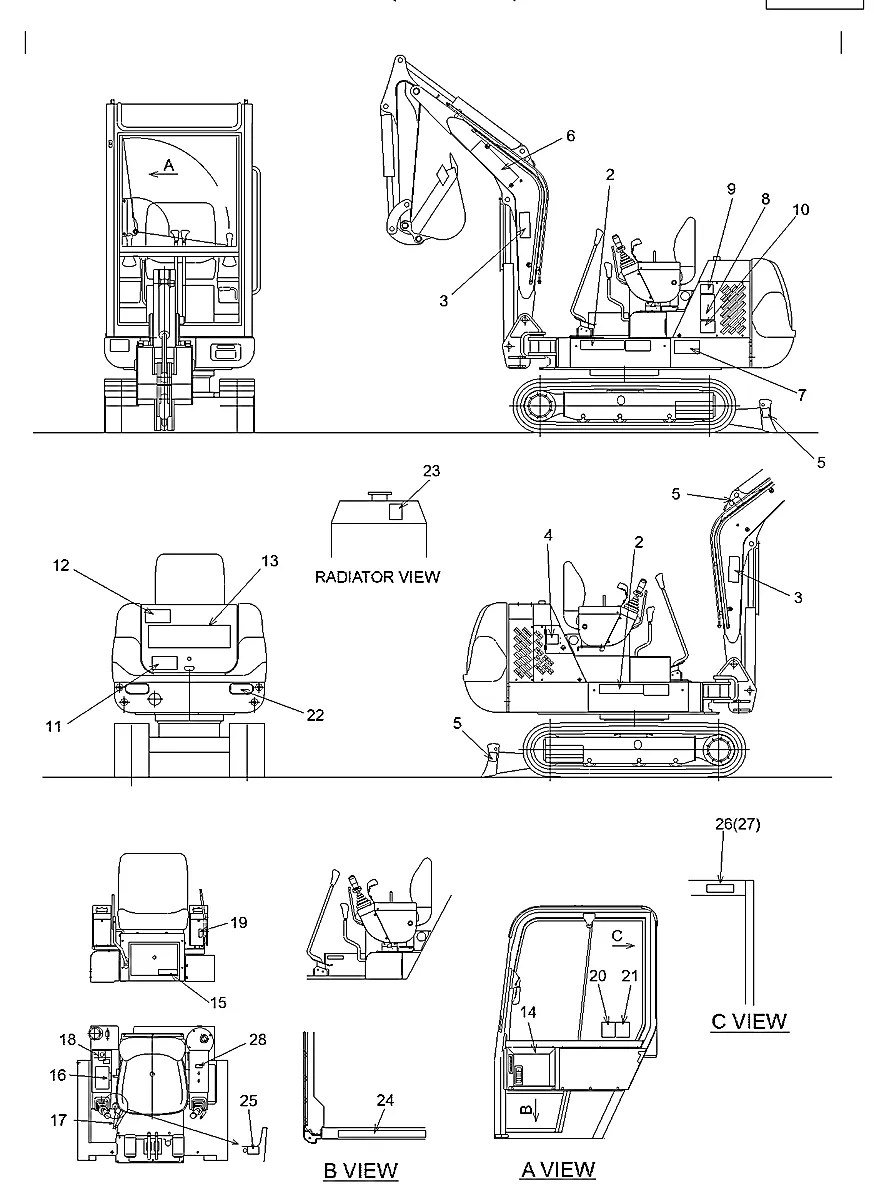 XJDH-03391 Escavadeira de esteiras Hyundai R16-7