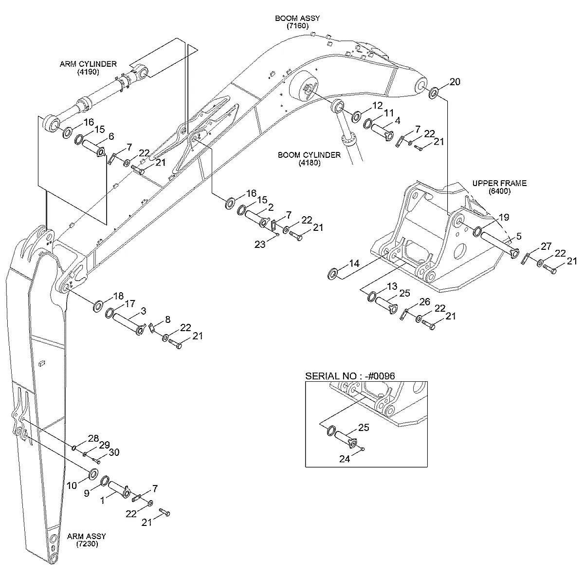 S391-110200A Escavadeira de esteiras Hyundai R800LC-7A