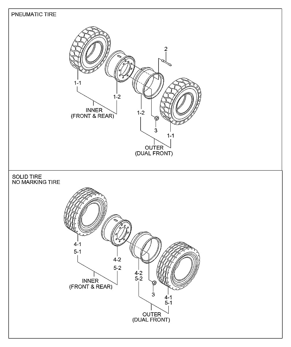 81F5-70130 Empilhadeira Hyundai 60-70L-7A