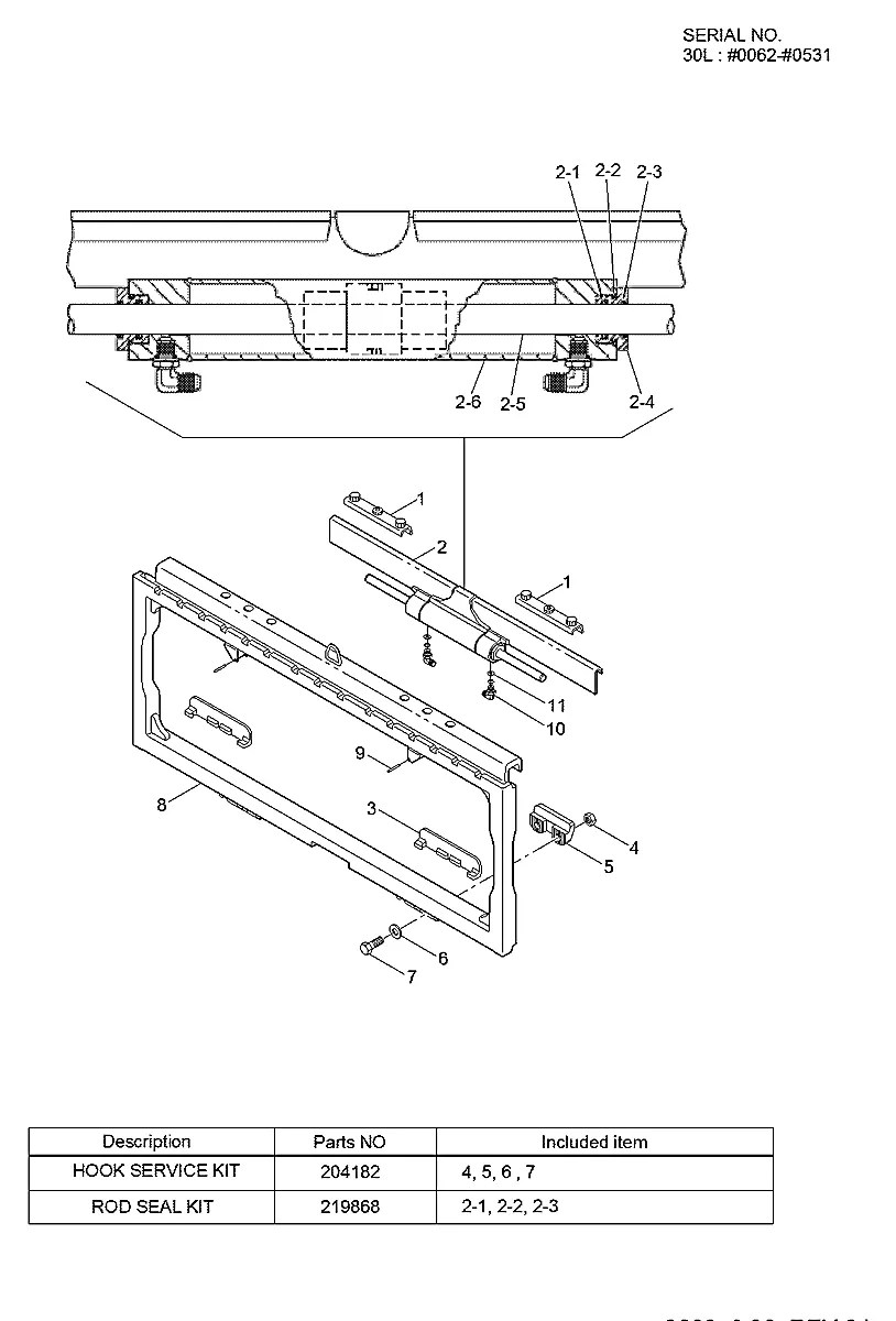 6065517 Empilhadeira Hyundai 30L-7