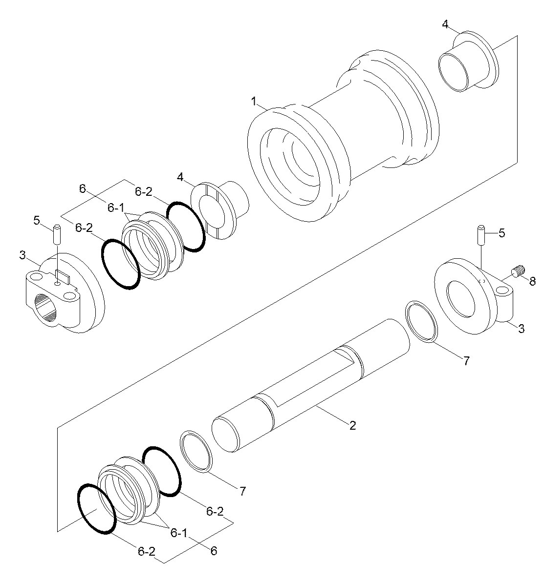 81QB-11010BG Escavadeira de esteiras Hyundai R510LC-7