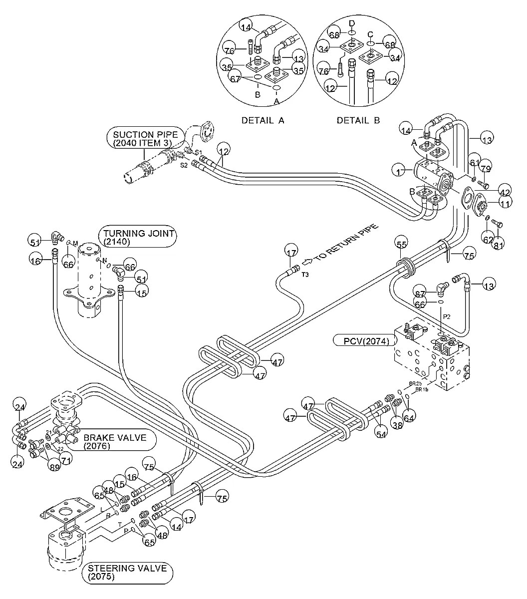 S760-031455 Escavadeira de rodas Hyundai R170W-3