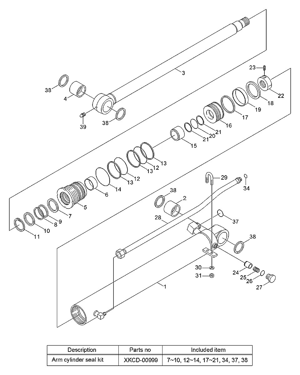 XKCD-00967 Escavadeira de esteiras Hyundai R55-9