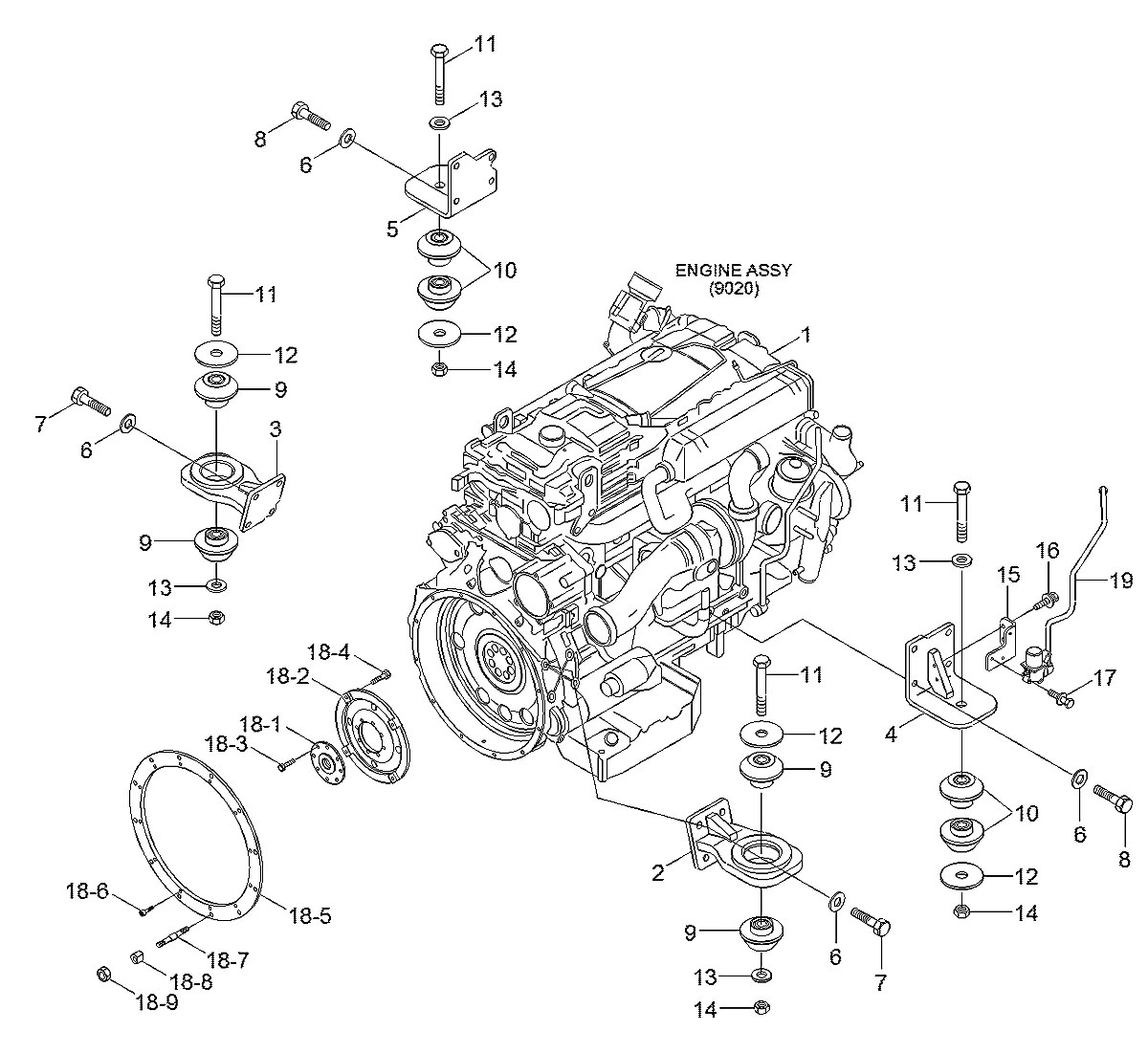 000912010038 Empilhadeira Hyundai 180D-9