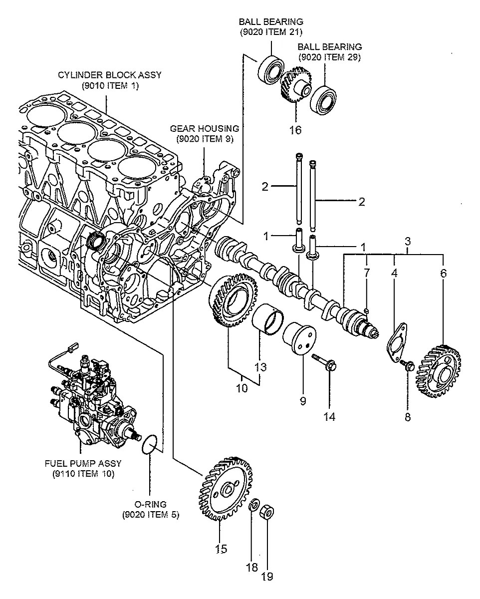 129900-14400 Empilhadeira Hyundai HDF25-5