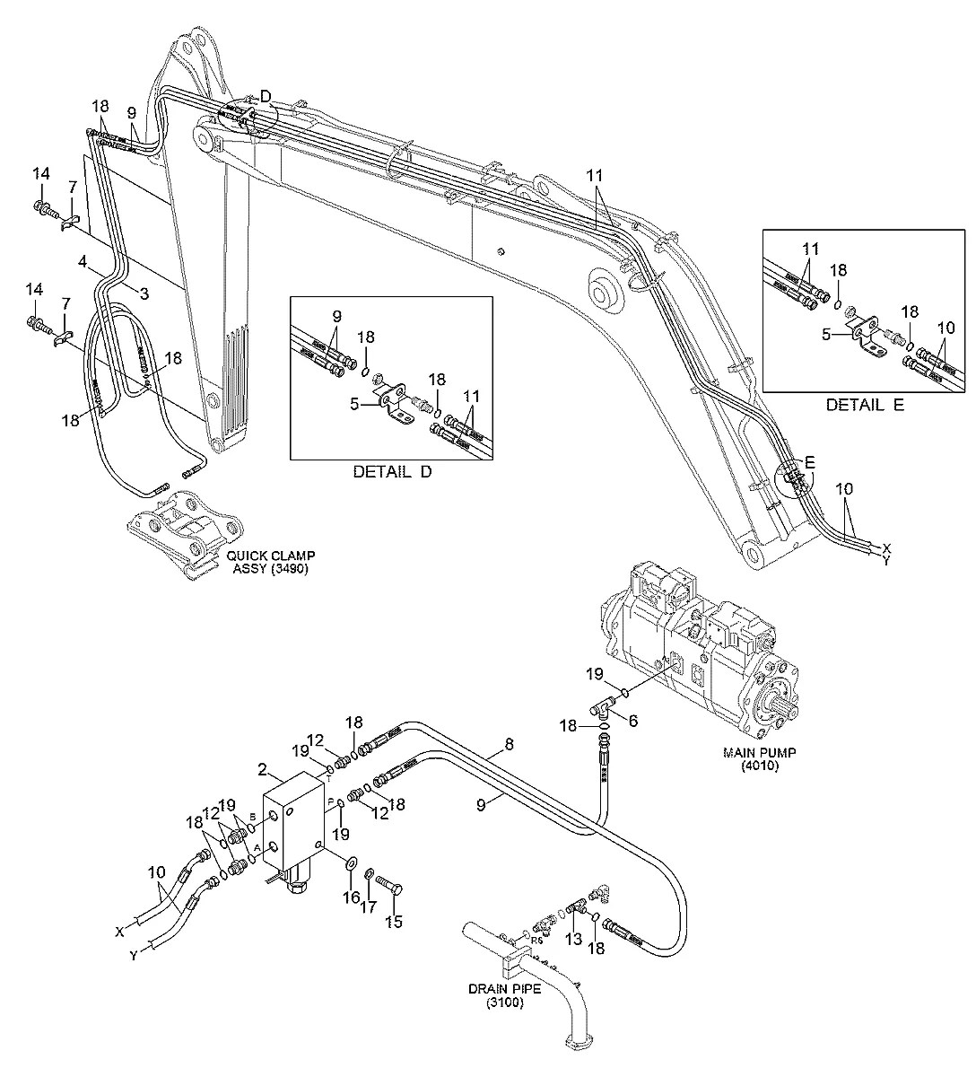 P920-047065 Escavadeira de esteiras Hyundai R800LC-9