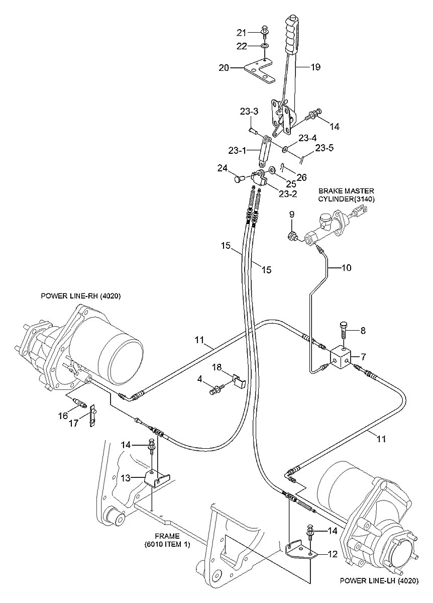 81FY-47020 Empilhadeira Hyundai 16-18-20B-7 