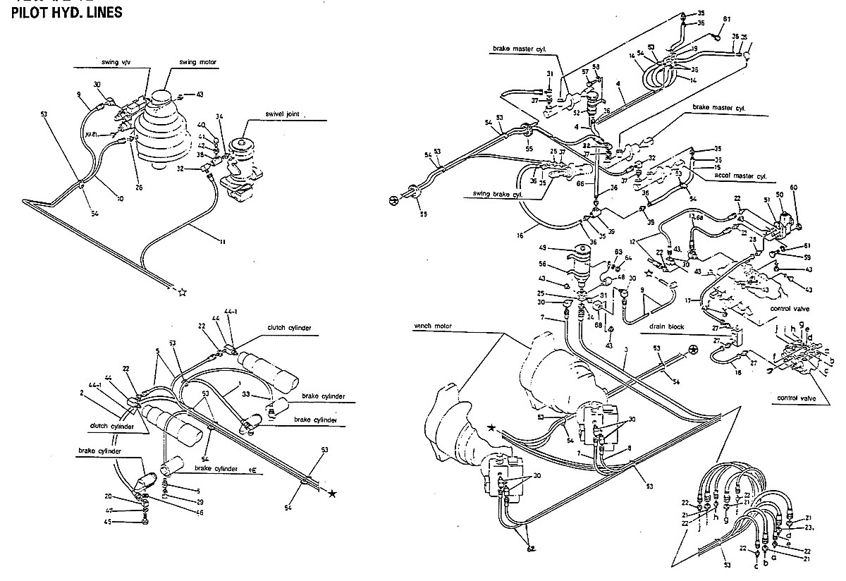 31A2-10010 Guindaste Hyundai HC50E