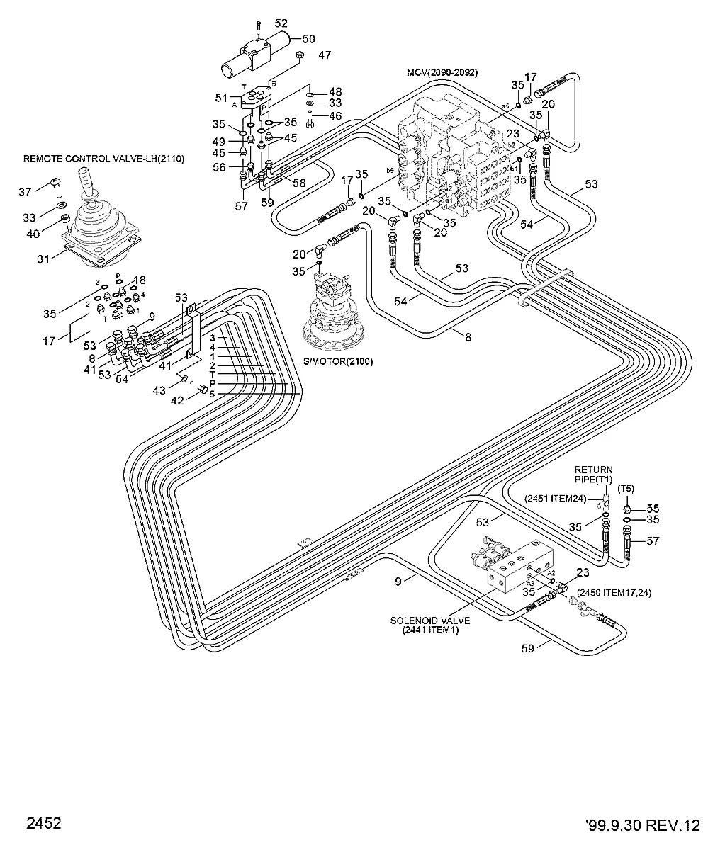 203198700 Equipamento florestal Hyundai R290RB-3