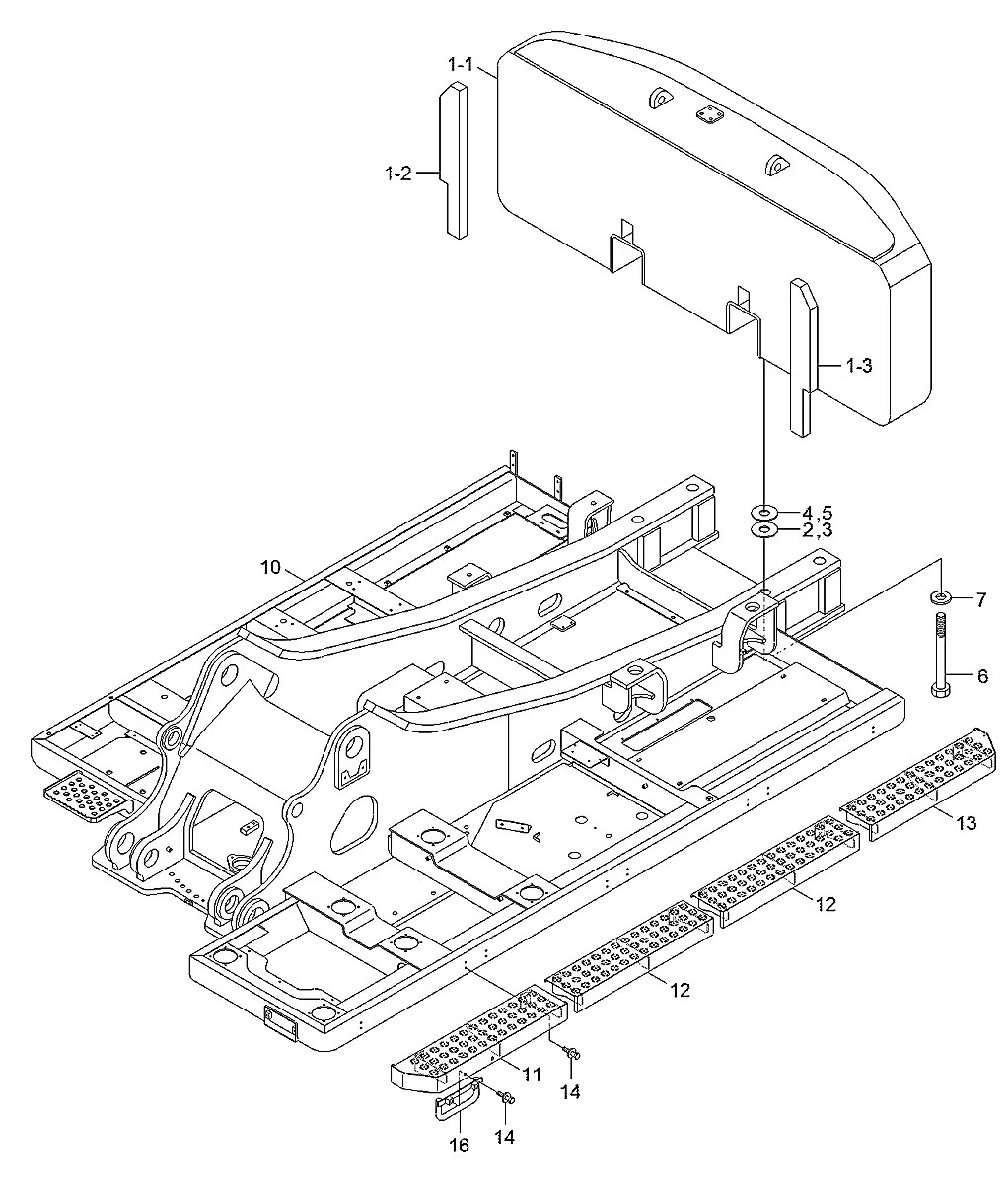 S393-050100 Escavadeira de esteiras Hyundai R510LC-7