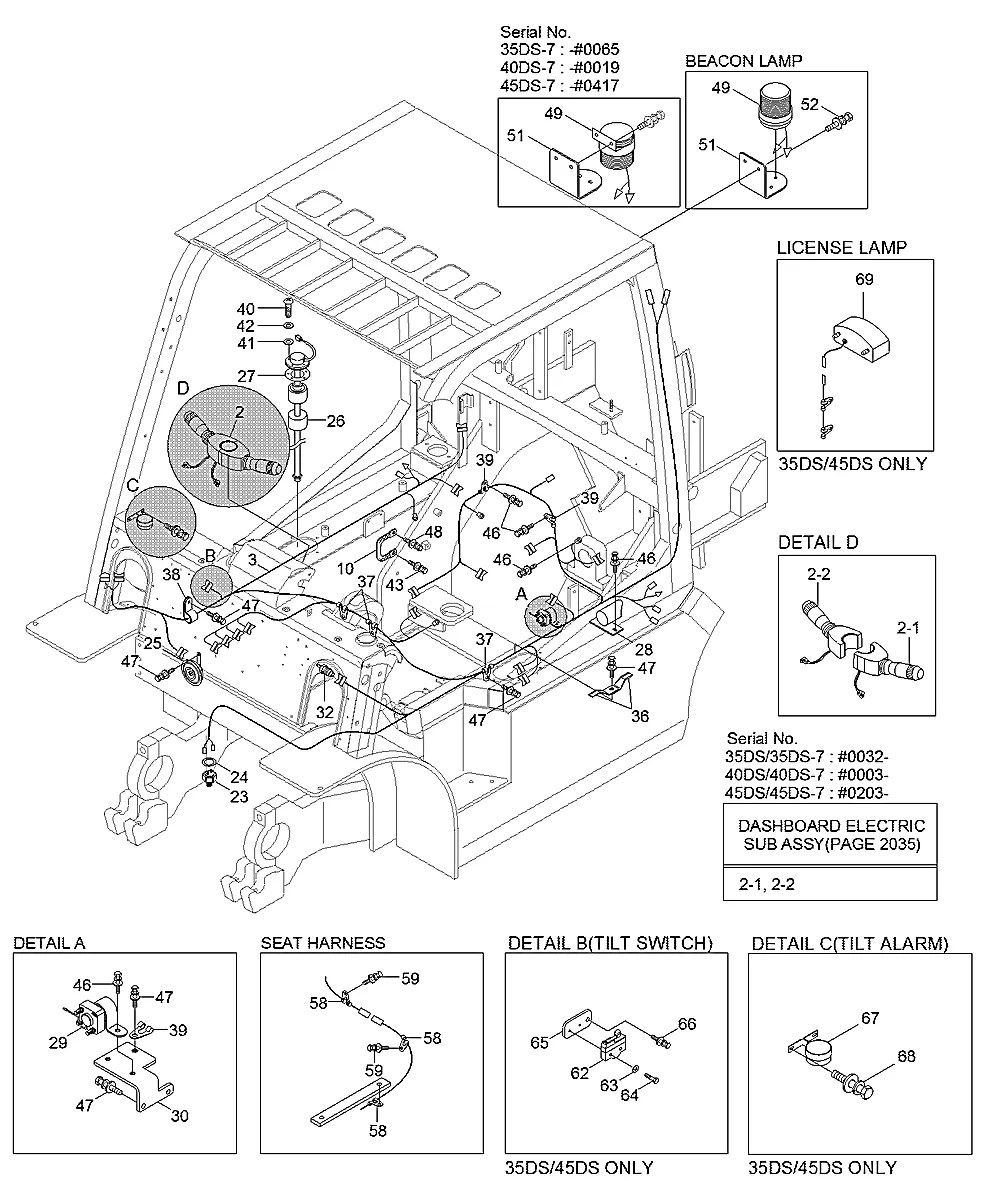 21FV-10116 Empilhadeira Hyundai 35-40-45DS-7