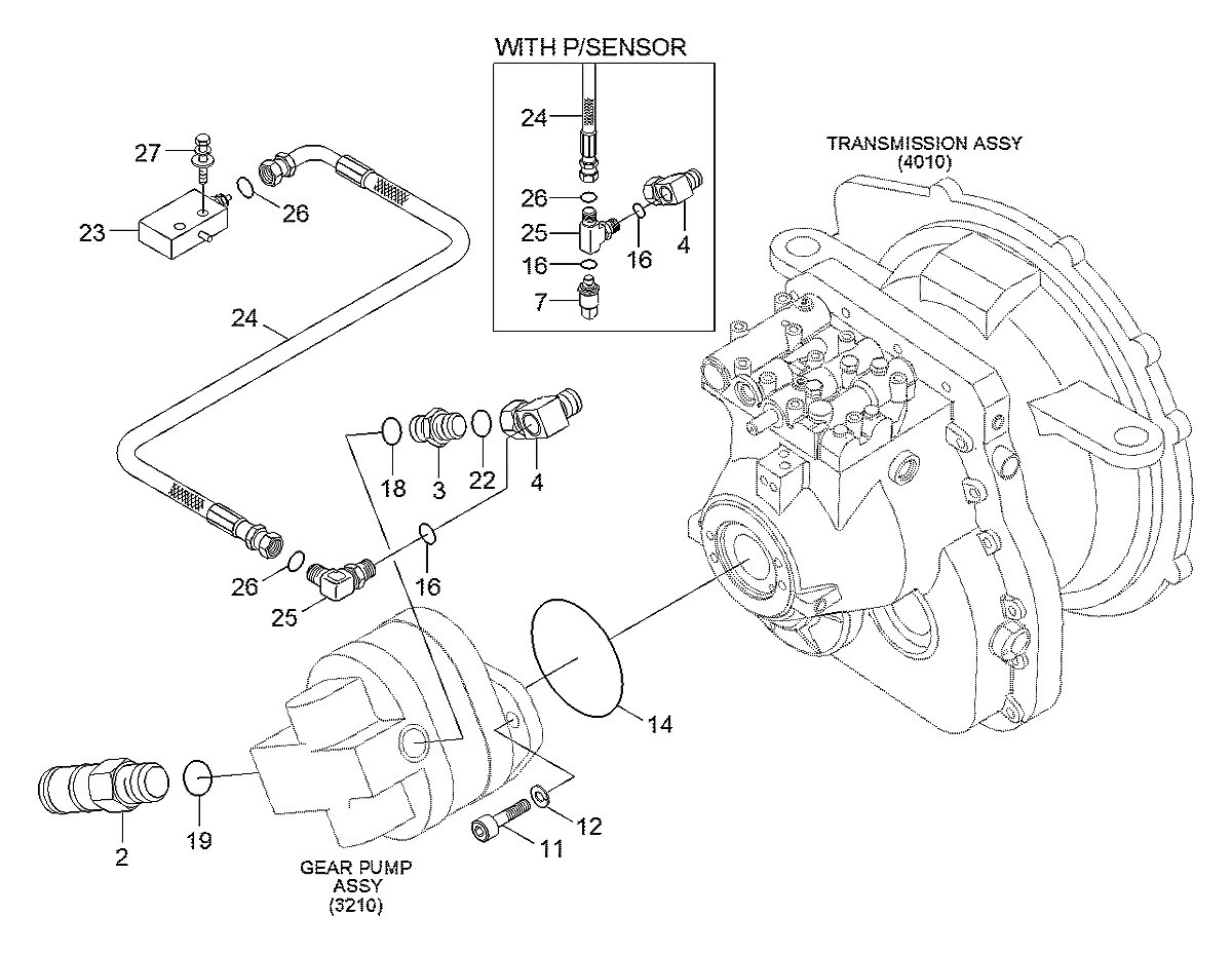 P933-044010 Empilhadeira Hyundai 33D-9T