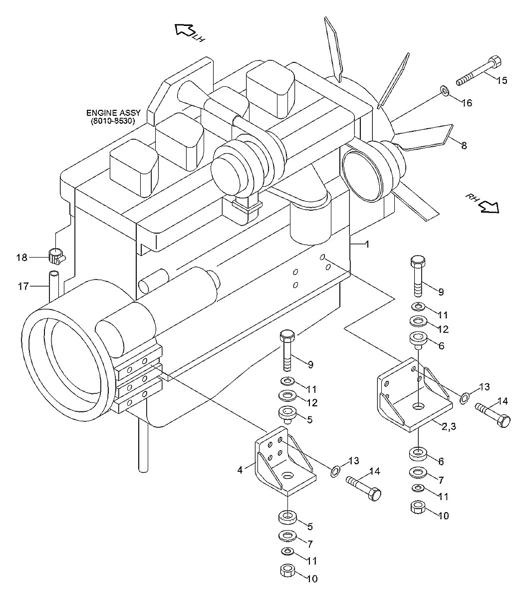 11E9-04010 Equipamento florestal Hyundai R290RB-3