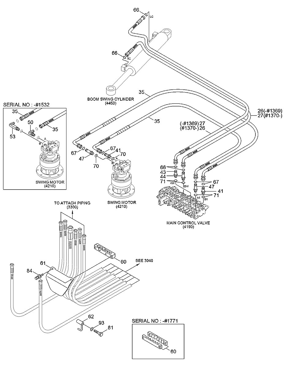 31M9-12730 Escavadeira de rodas Hyundai R55W-9