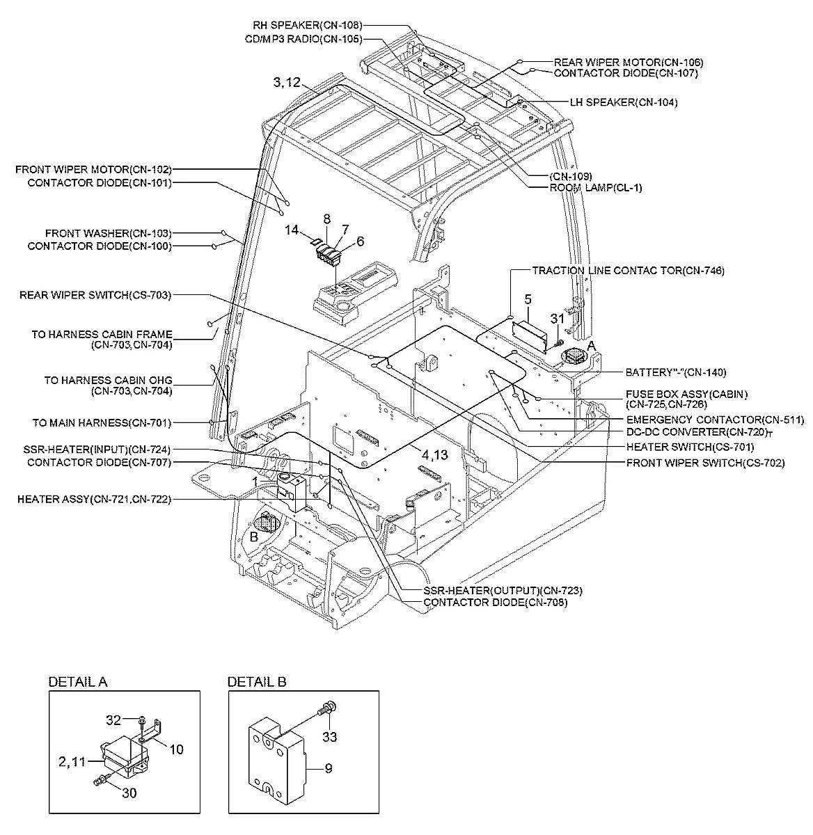 21FY-95090 Empilhadeira Hyundai 15-18-20BT-9