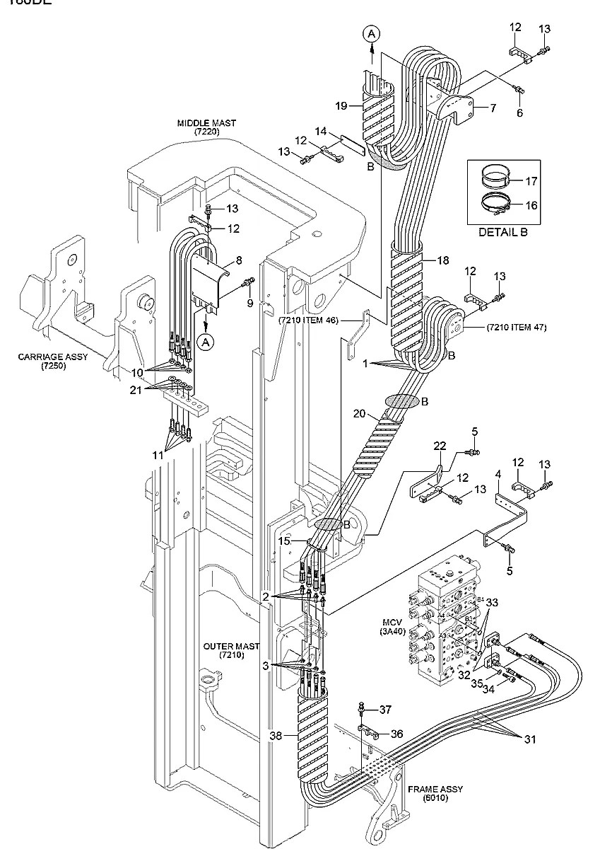 P753-200045 Empilhadeira Hyundai 180D-7E