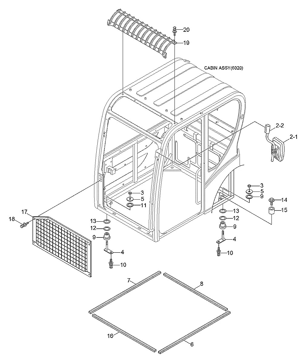 S035-102026 Escavadeira de esteiras Hyundai R55-9