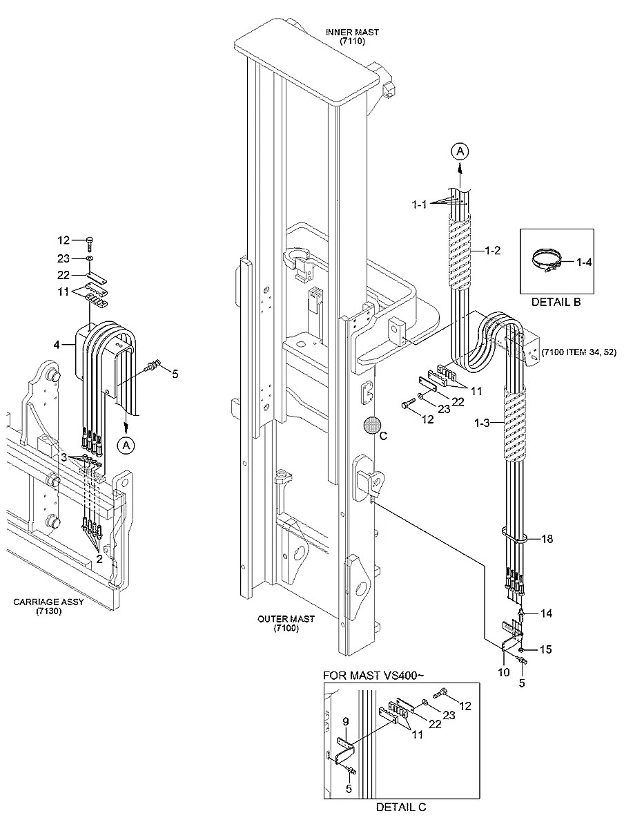 P910-064119 Empilhadeira Hyundai 130D-7A