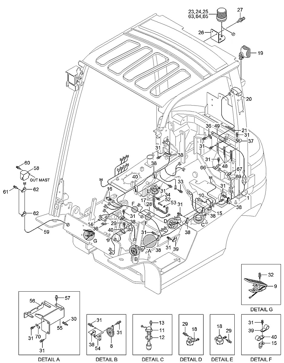 23HM-21470 Empilhadeira Hyundai 15D-9