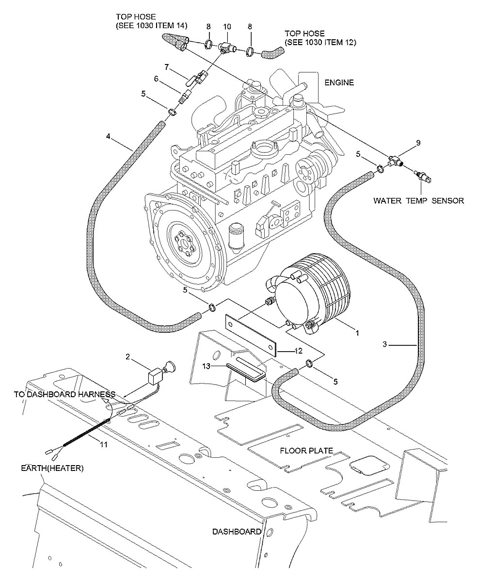 F12900210 Empilhadeira Hyundai HDF20-25-30-II