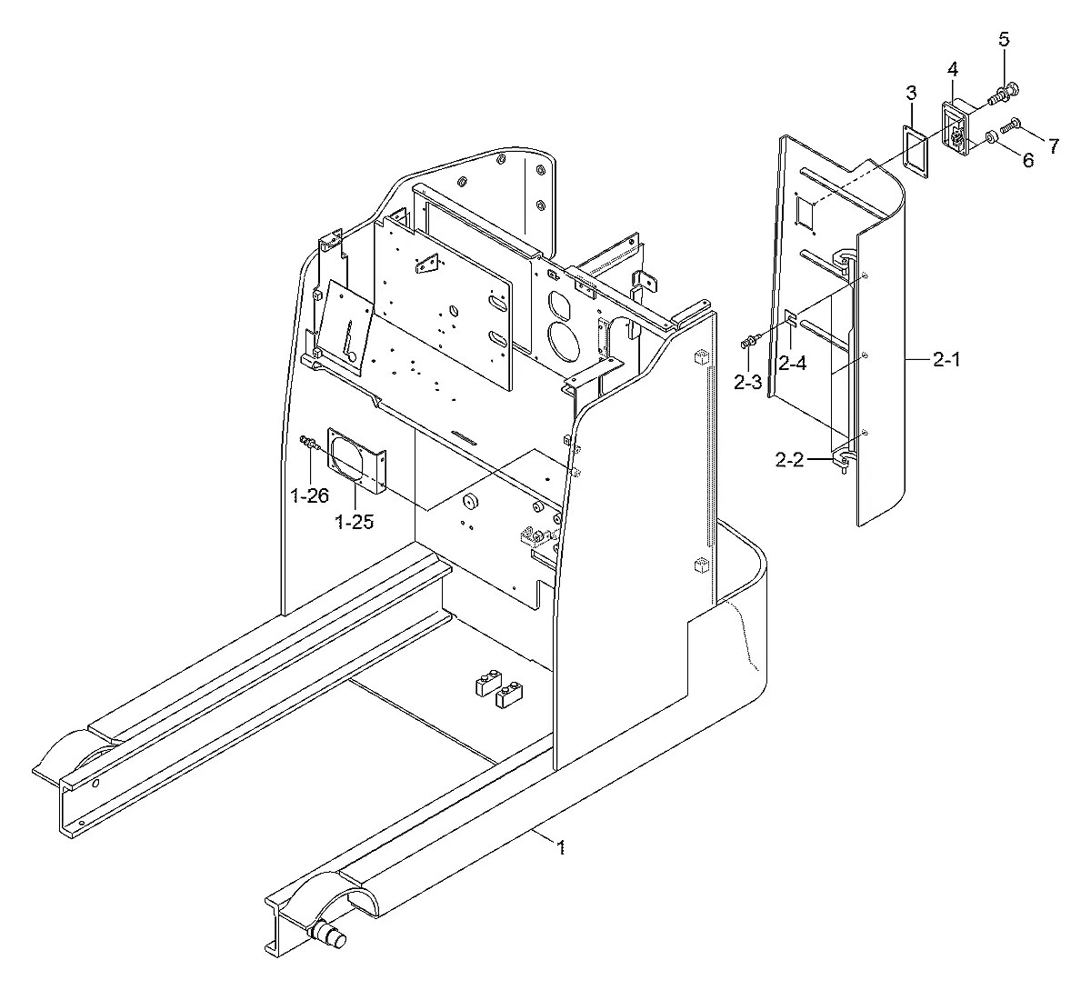 71FP-11014 Empilhadeira Hyundai 10-13BR-7