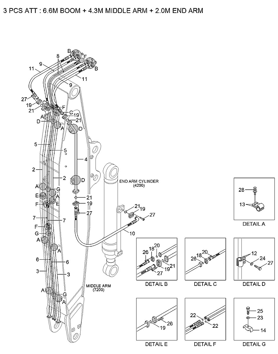 P700-207416 Escavadeira de esteiras Hyundai R380LC-9MH