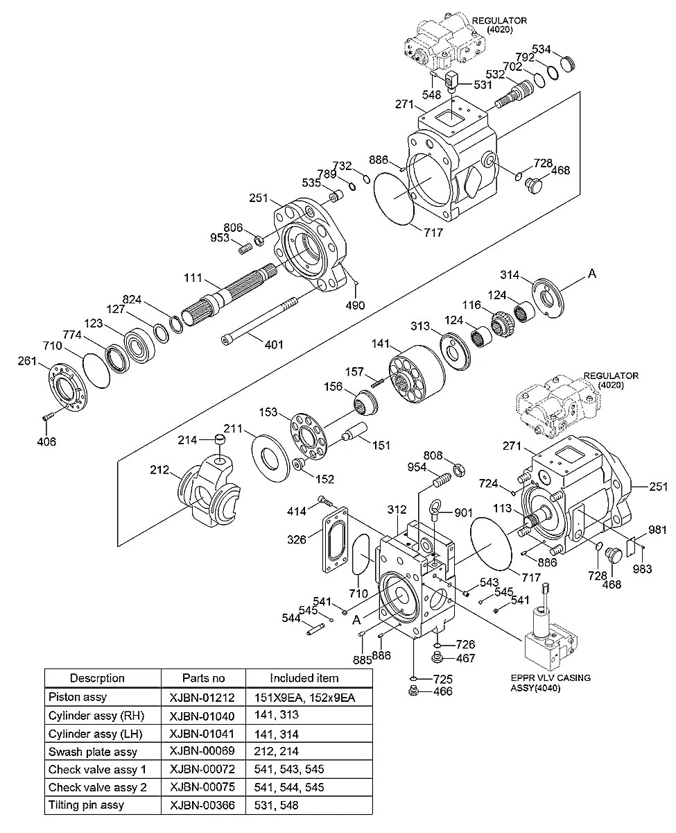 31Q6-19010 Escavadeira de esteiras Hyundai R210LC-9