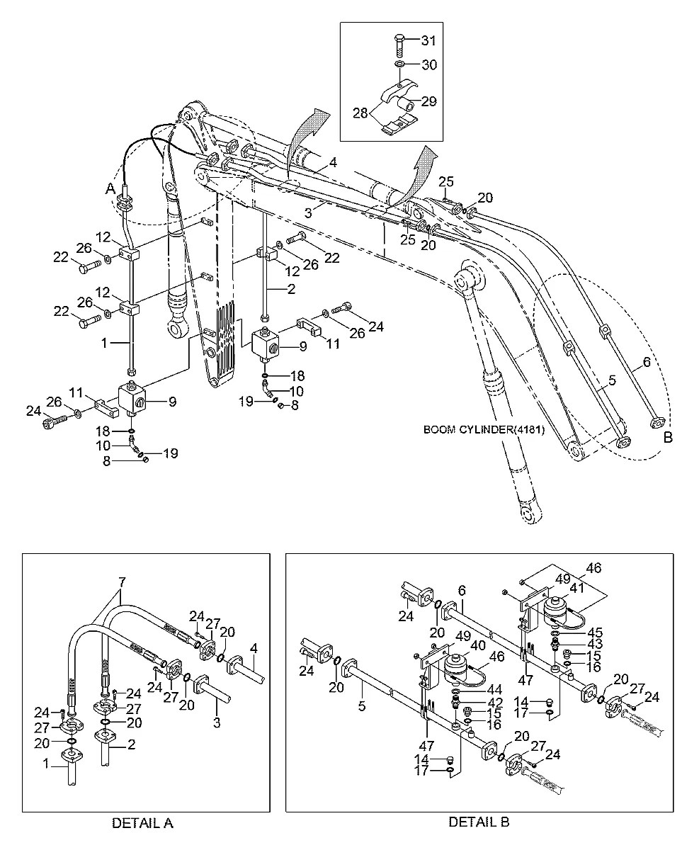 S017-160756 Escavadeira de esteiras Hyundai RC215C-7