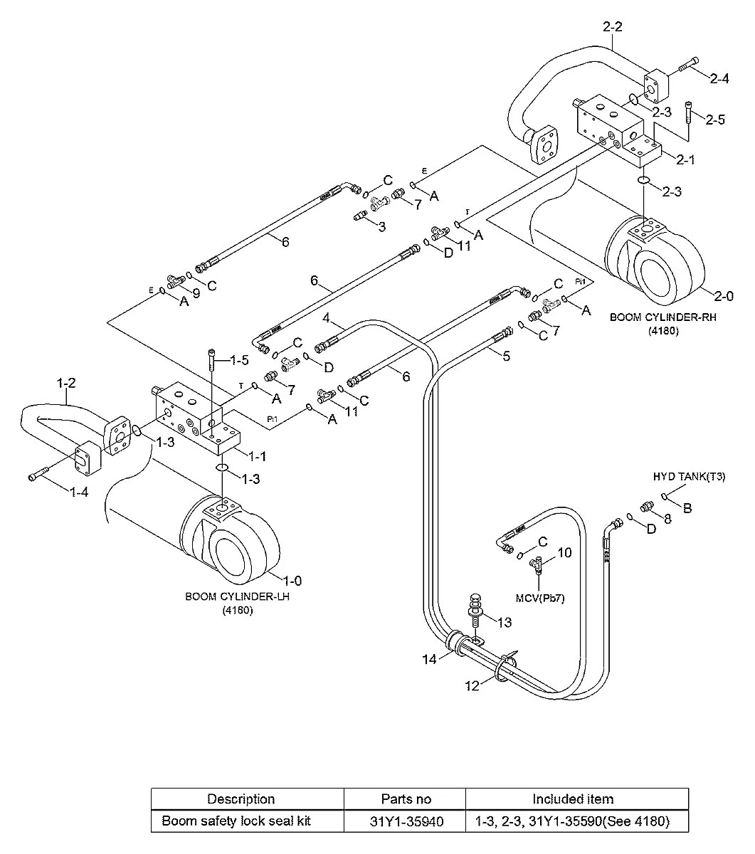 P930-047014 Escavadeira de esteiras Hyundai R480LC-9