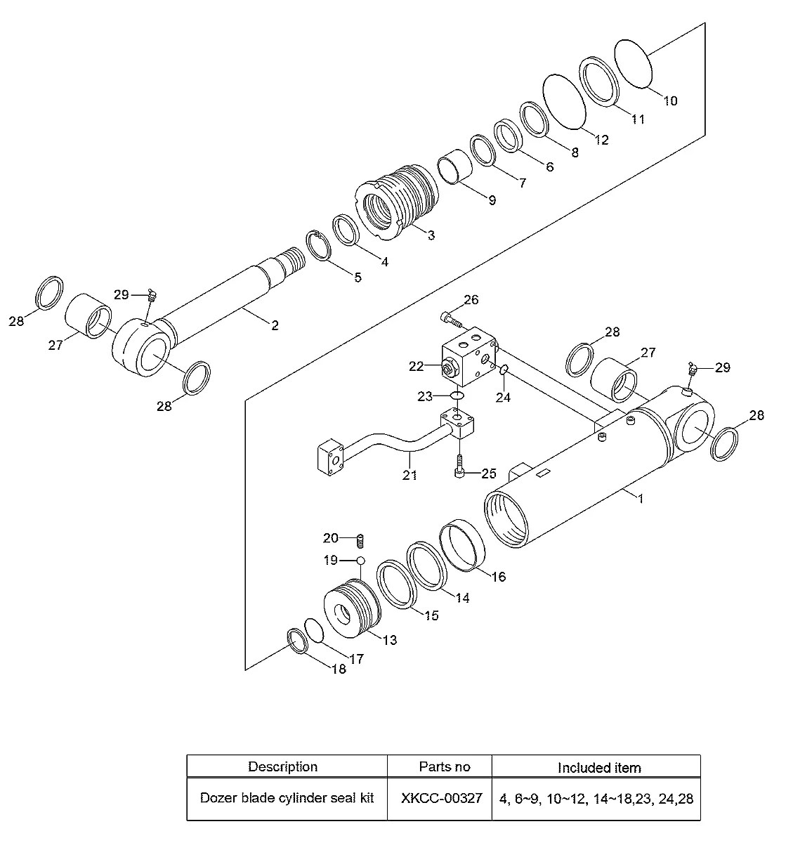 31M9-40860 Escavadeira de esteiras Hyundai R55-9