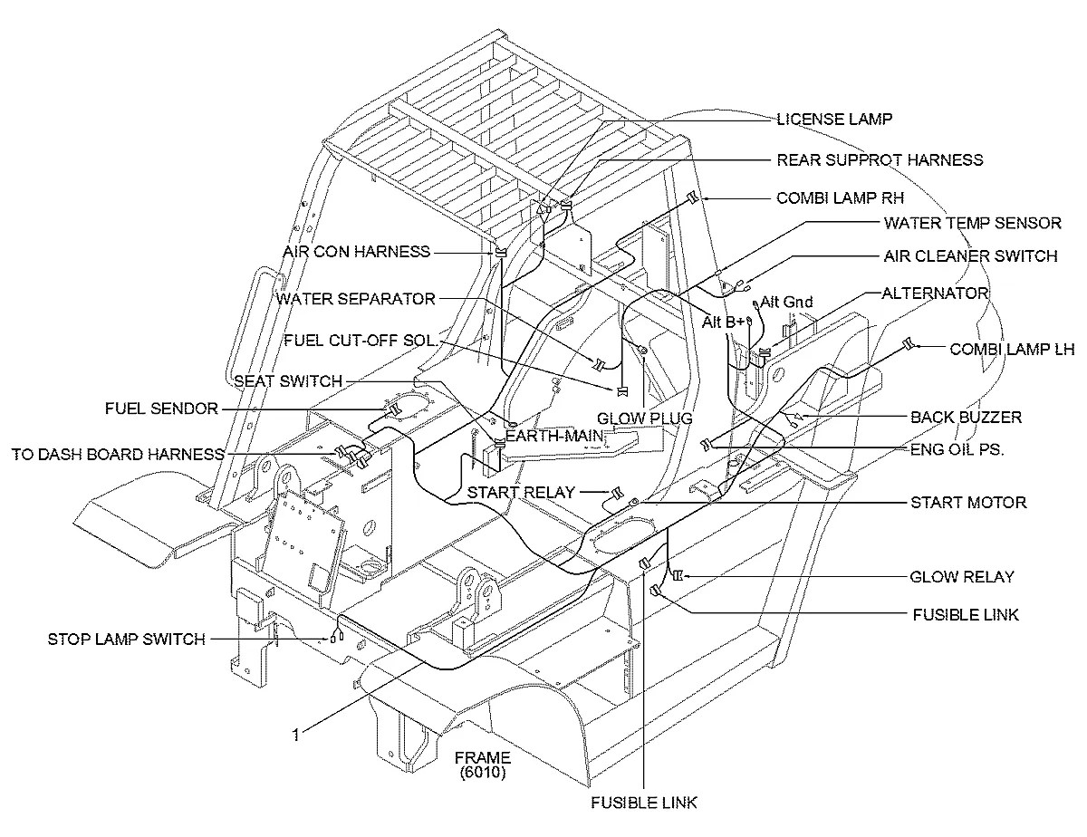 21FQ-13013 Empilhadeira Hyundai 50-60-70DS-7E