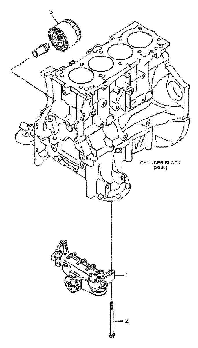 26300-35503 Empilhadeira Hyundai 30GC-7A