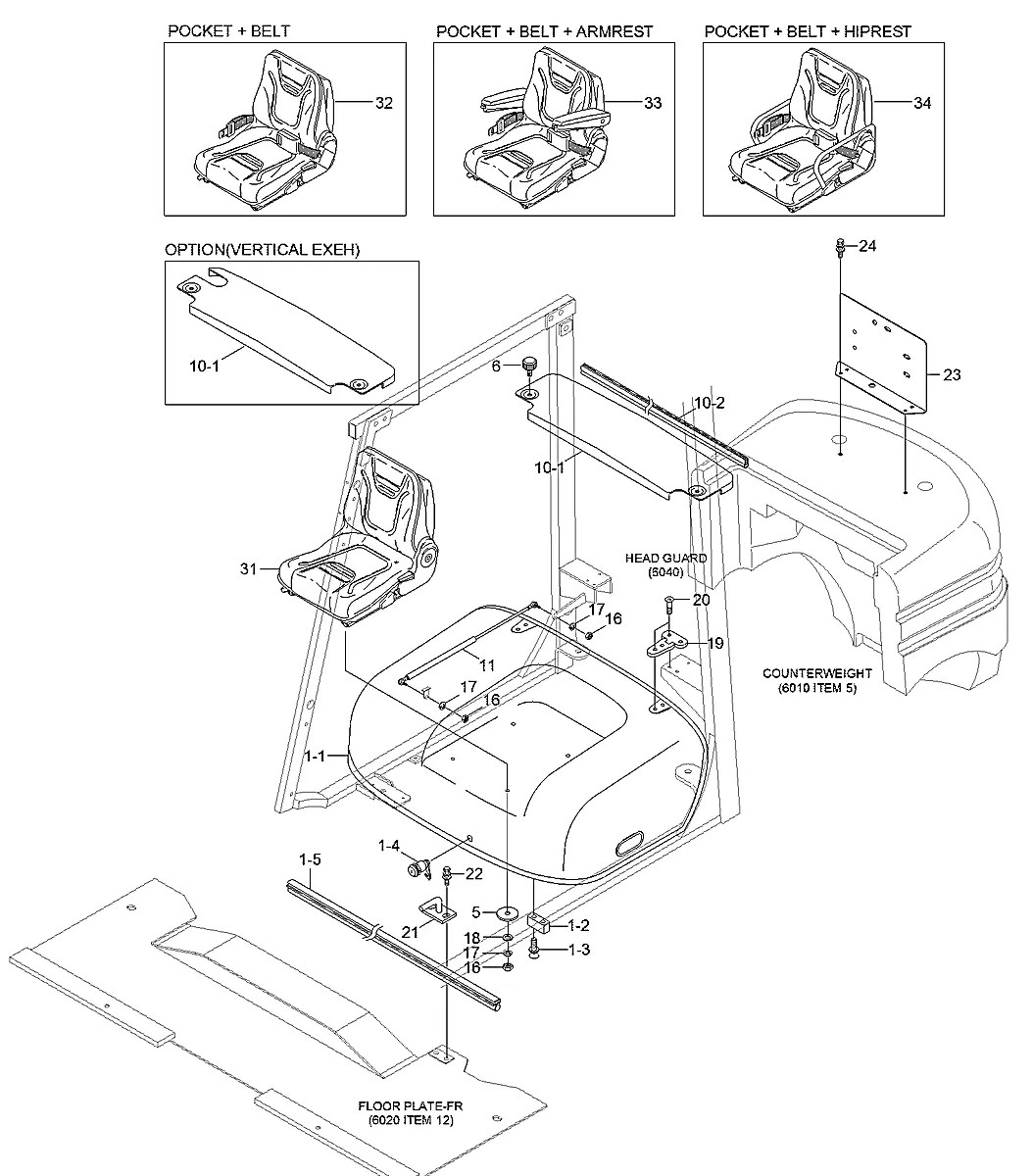 71FD-11060 Empilhadeira Hyundai HDF15-18-III