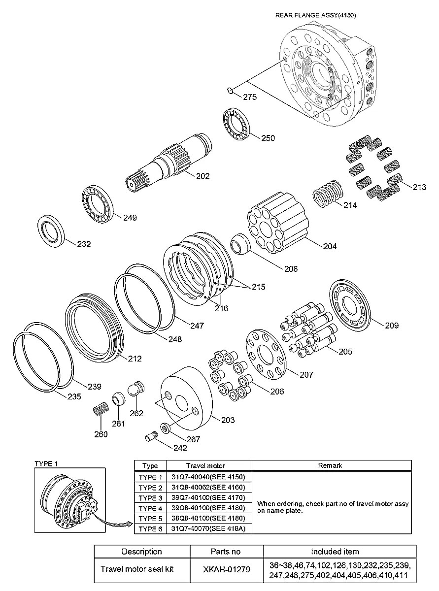 XKAH-01129 Escavadeira de esteiras Hyundai R260LC-9A
