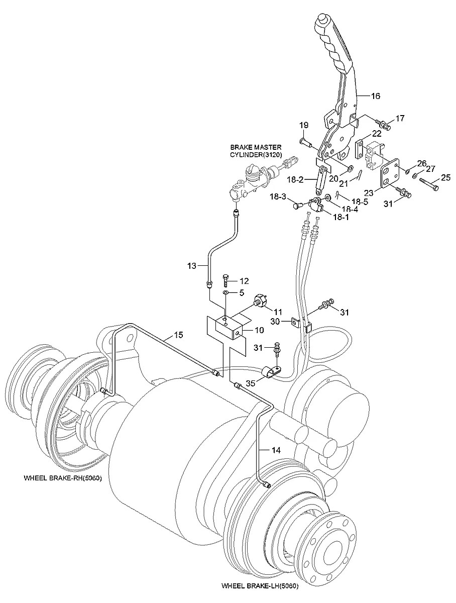 81B2-40020 Empilhadeira Hyundai 25BC-9
