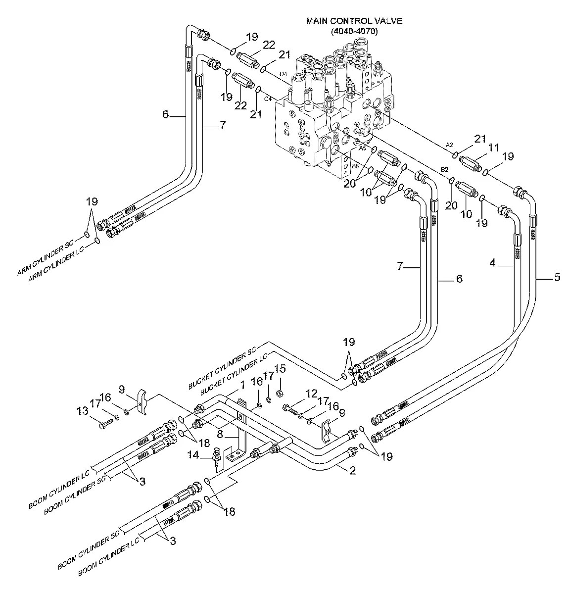 P933-127026 Escavadeira de esteiras Hyundai R140LC-7A