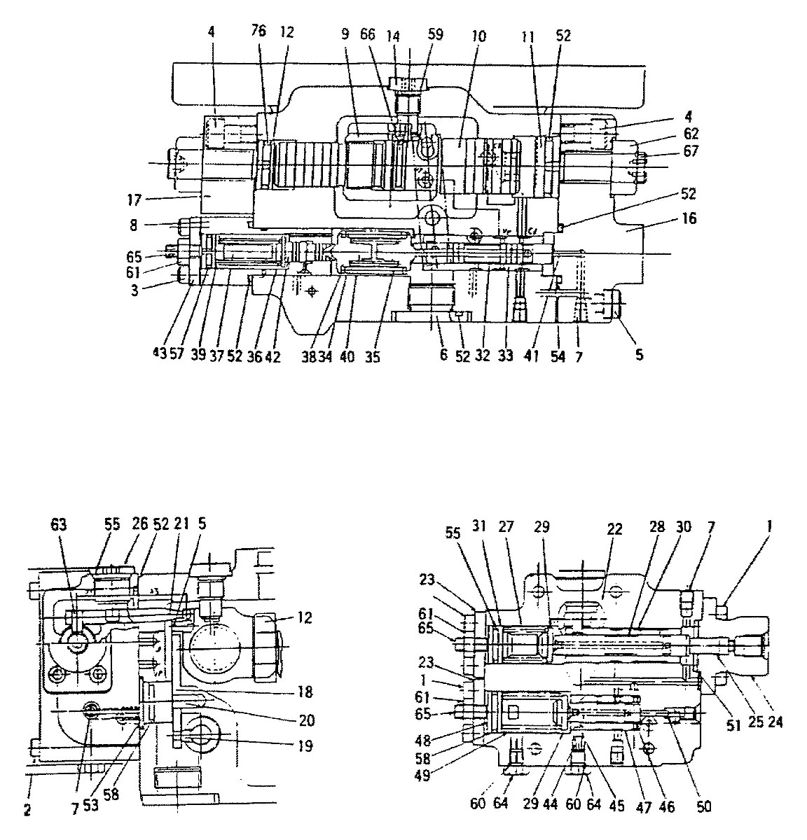 38800-56-640 Escavadeira de esteiras Hyundai R200LC