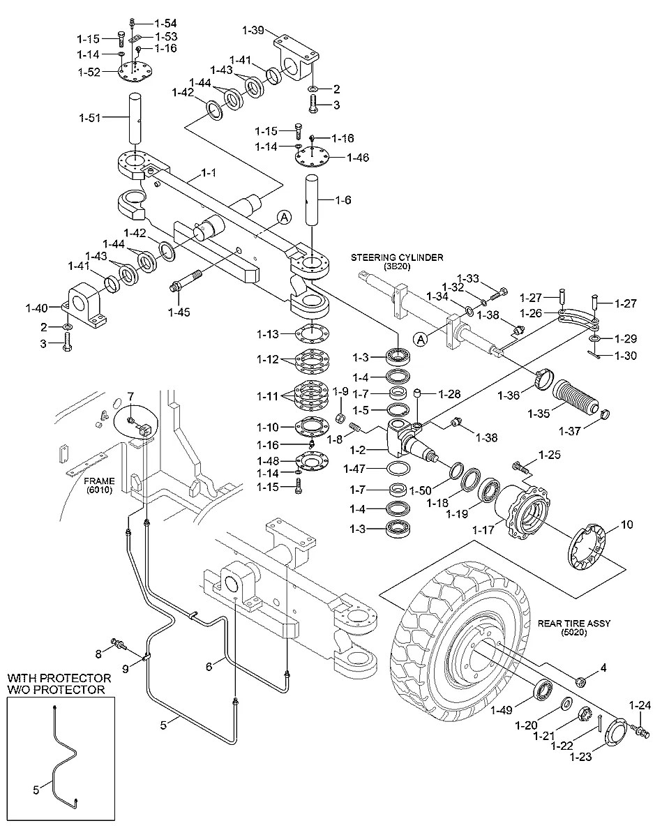 81FT-58511 Empilhadeira Hyundai 110-130-140-160D-7E