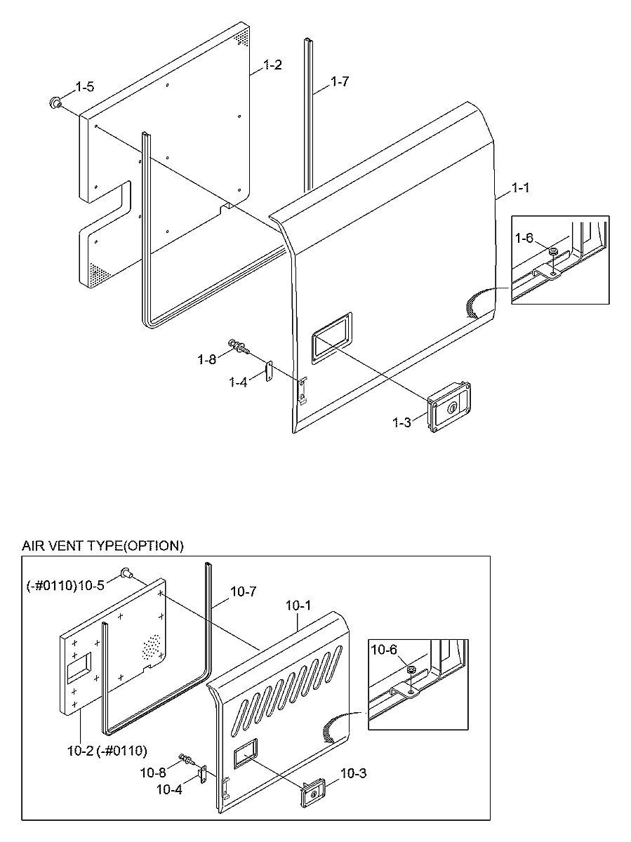 S772-024300 Escavadeira de esteiras Hyundai RD110-7