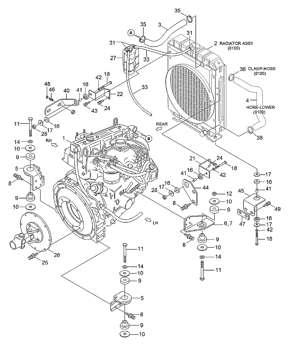 11S4-00690 Mini carregadeira Hyundai HSL610