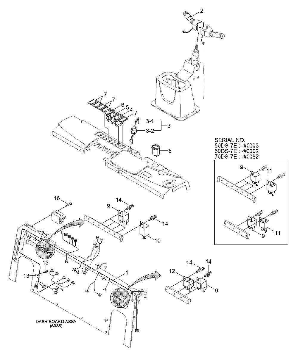 21FQ-60070 Empilhadeira Hyundai 50-60-70DS-7E