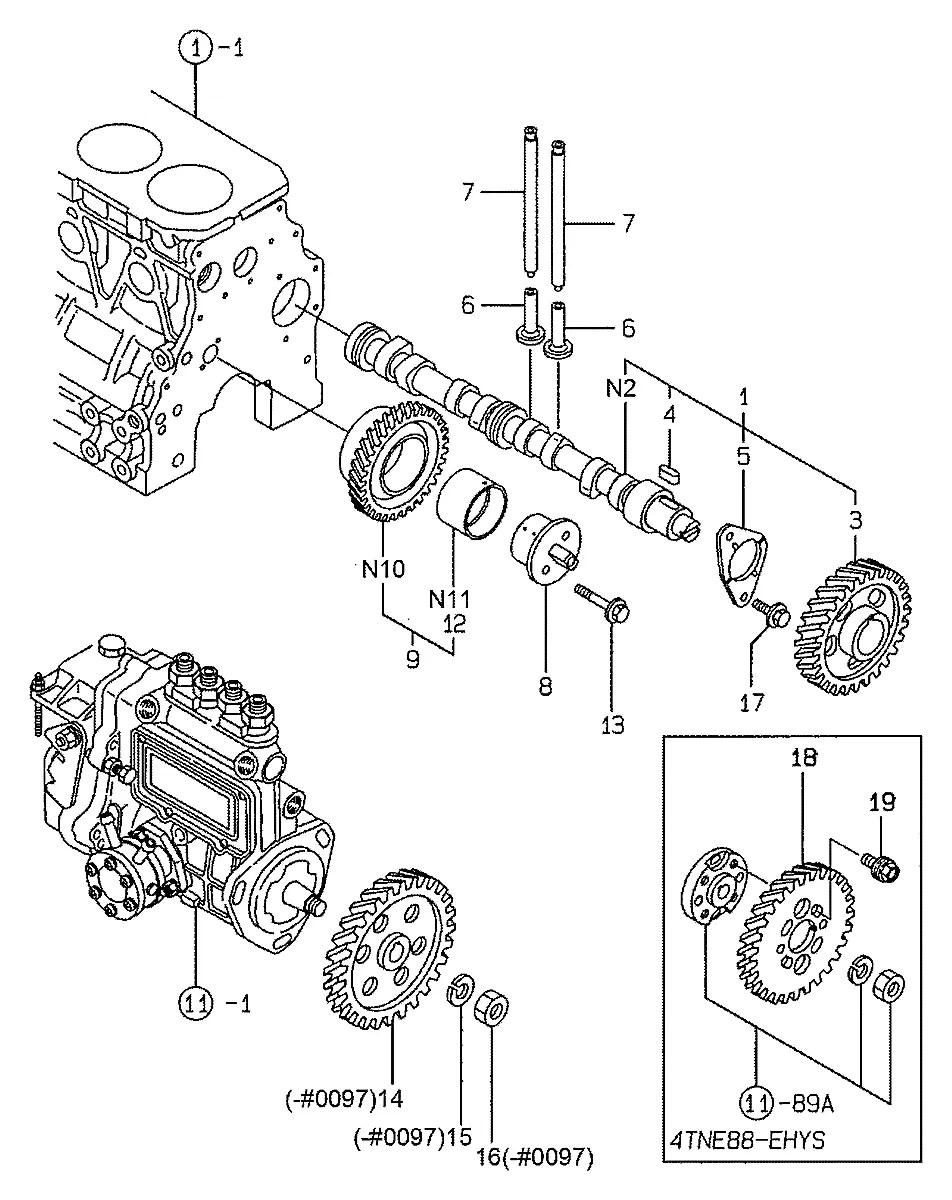 129150-25010 Mini carregadeira Hyundai HSL610
