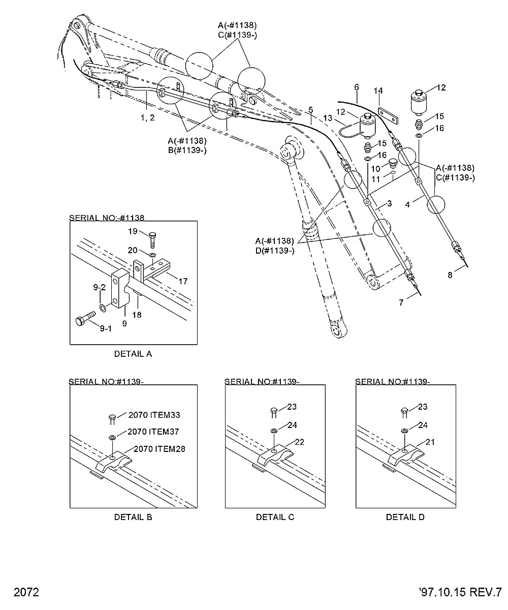 P603-166024 Escavadeira de esteiras Hyundai R130LC-3