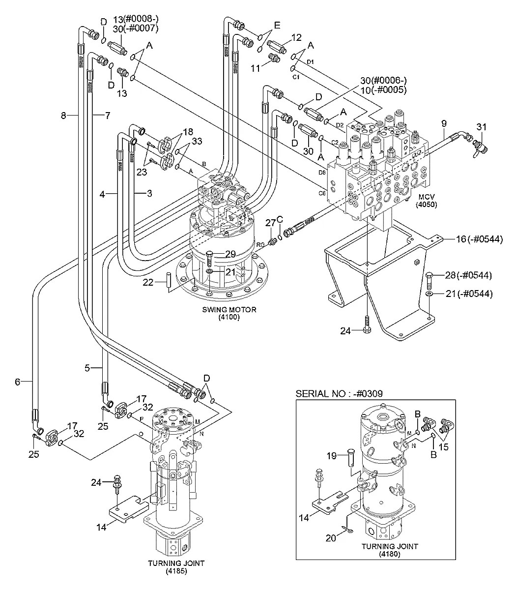 31Q4-13120 Escavadeira de rodas Hyundai R140W-9