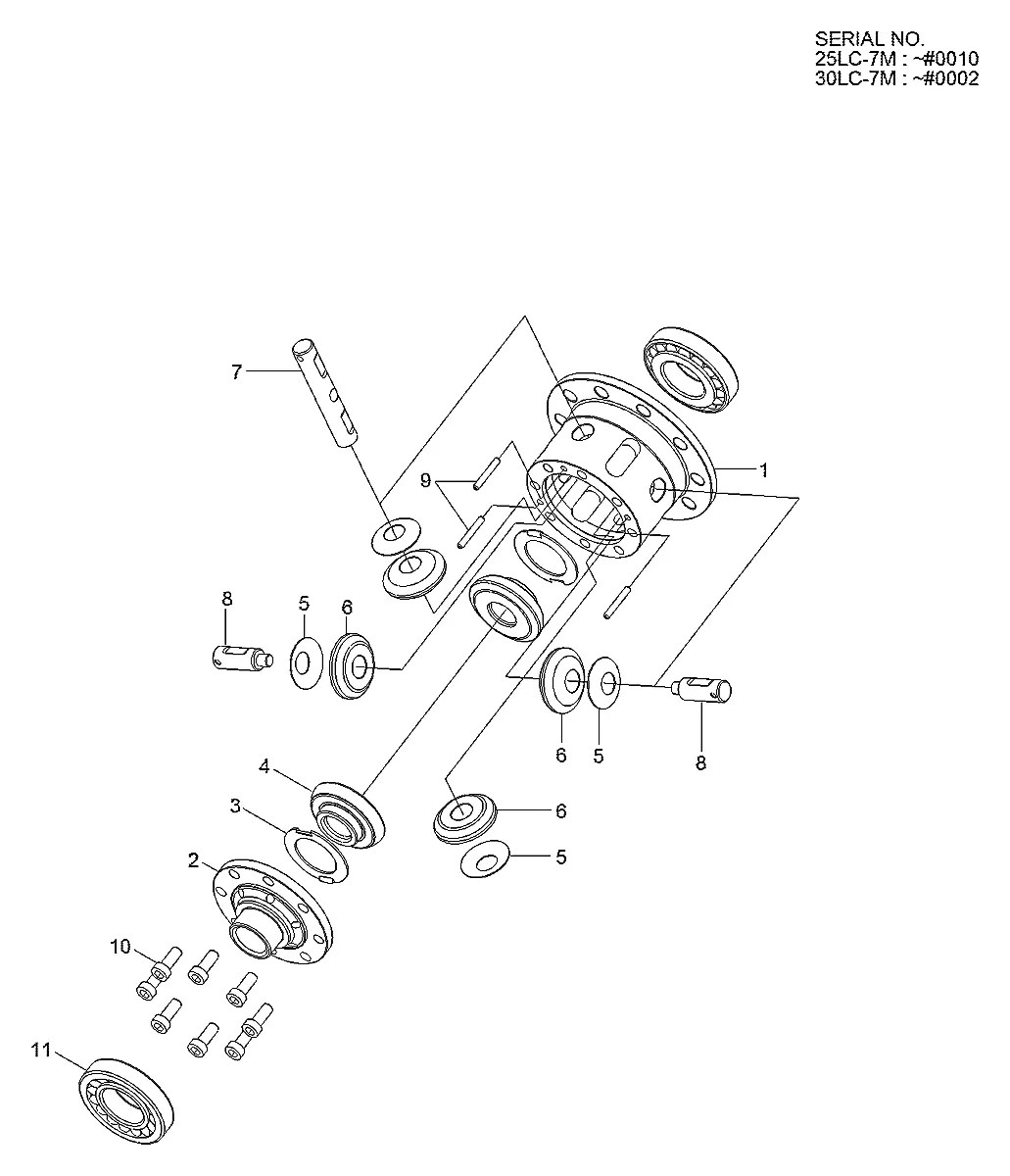 XKCF-00611 Empilhadeira Hyundai 25LC-7M