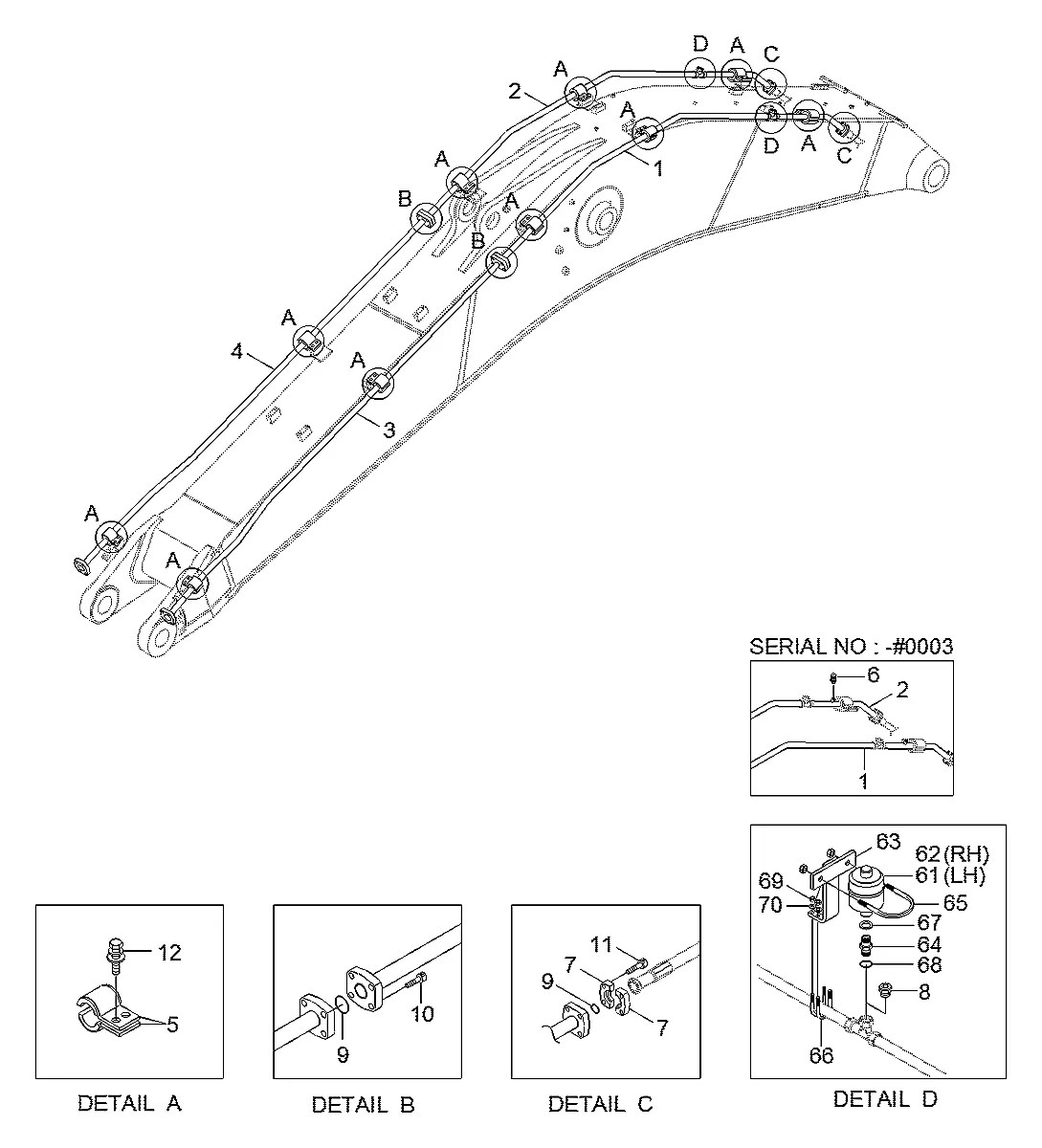 31KB-92310 Escavadeira de esteiras Hyundai HX480 L
